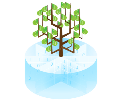 Cover for PostgreSQL and Rails, sitting in a tree