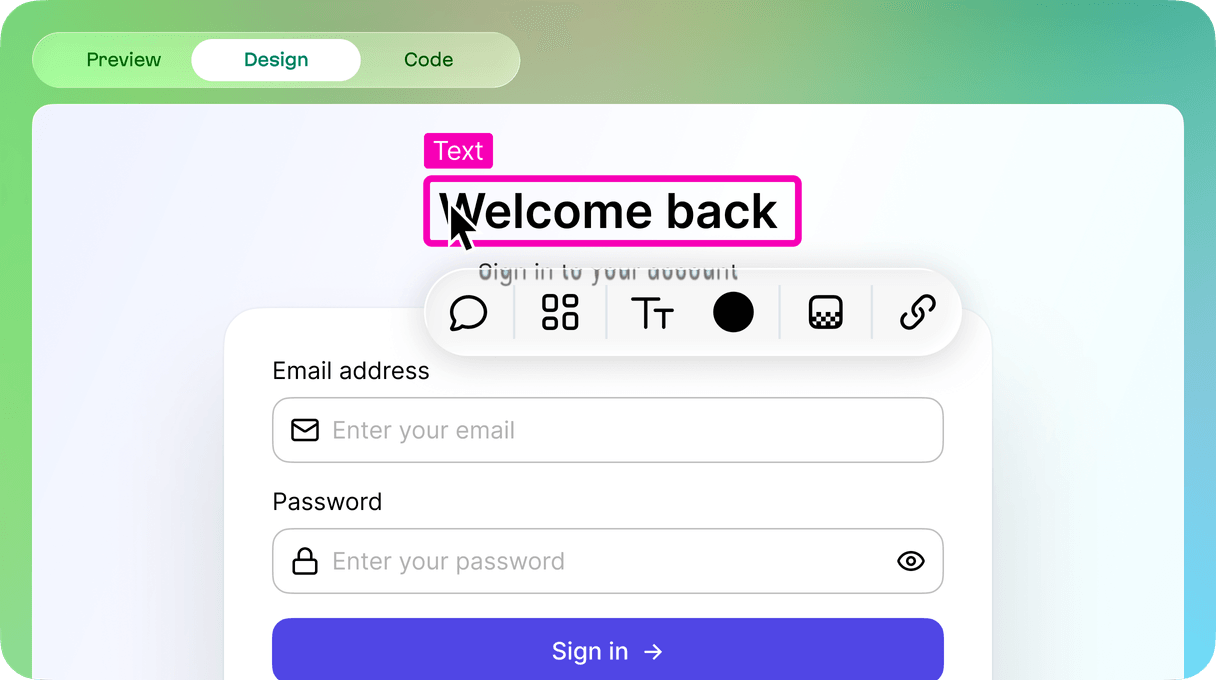 Inline editing demonstration