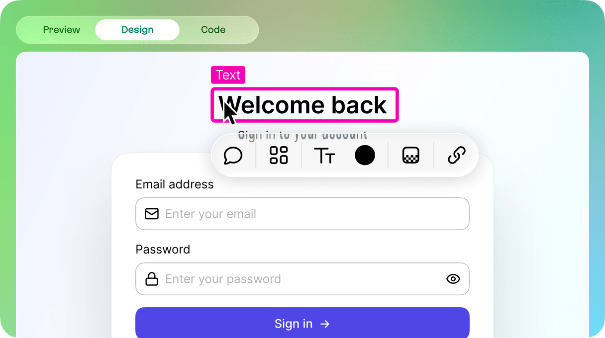 Inline editing demonstration