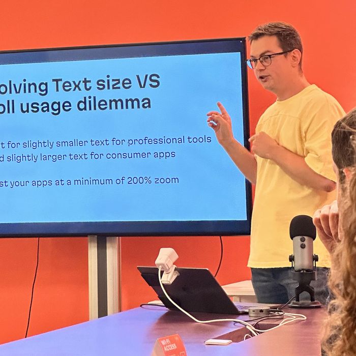 Background for Layers Meetup: Resolving text accessibility dilemmas in UIs