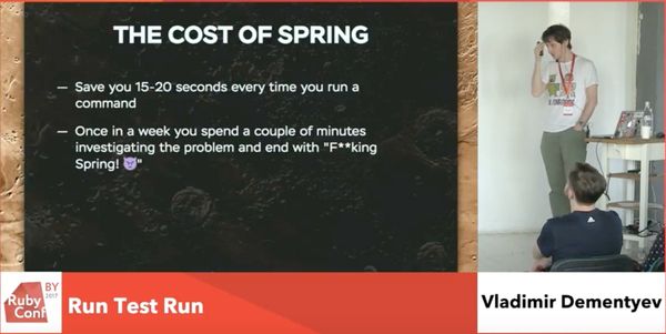 Run Test Run at RubyConfBy 2017
