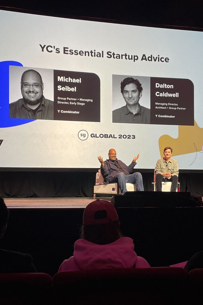 Michael Seibel and Dalton Caldwell