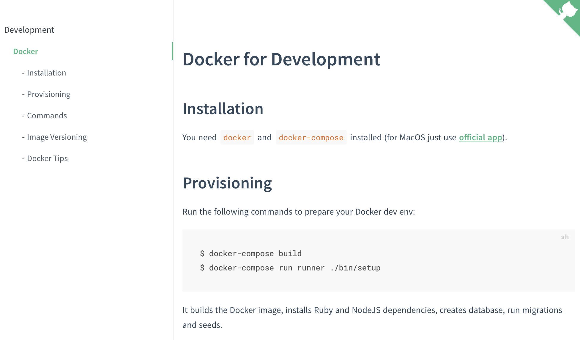 A simple docsify example