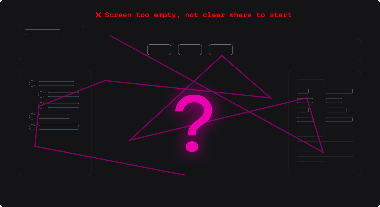 Developer tools often lack a happy path and can seem confusing for new users