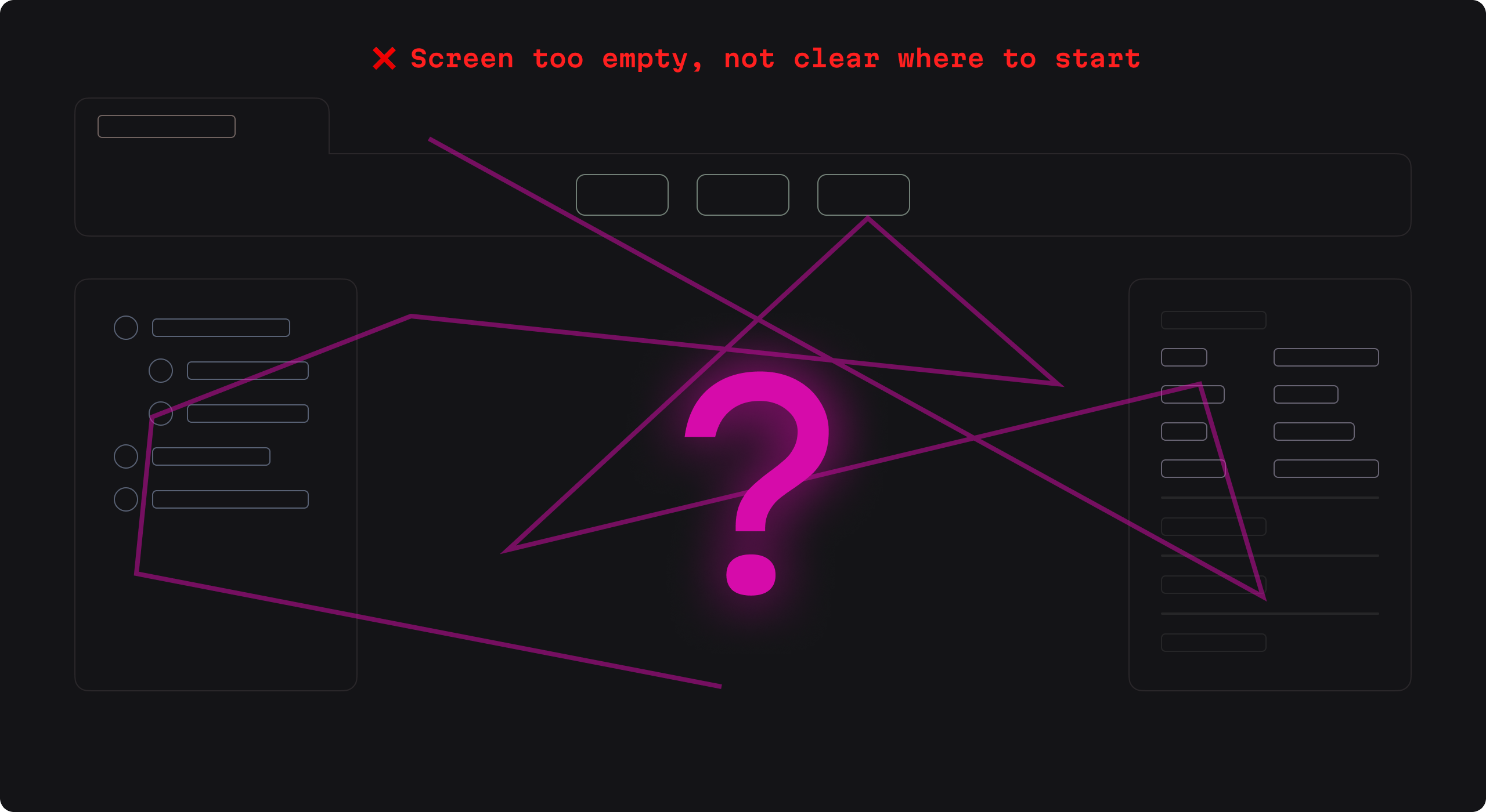 Developer tools often lack a happy path and can seem confusing for new users