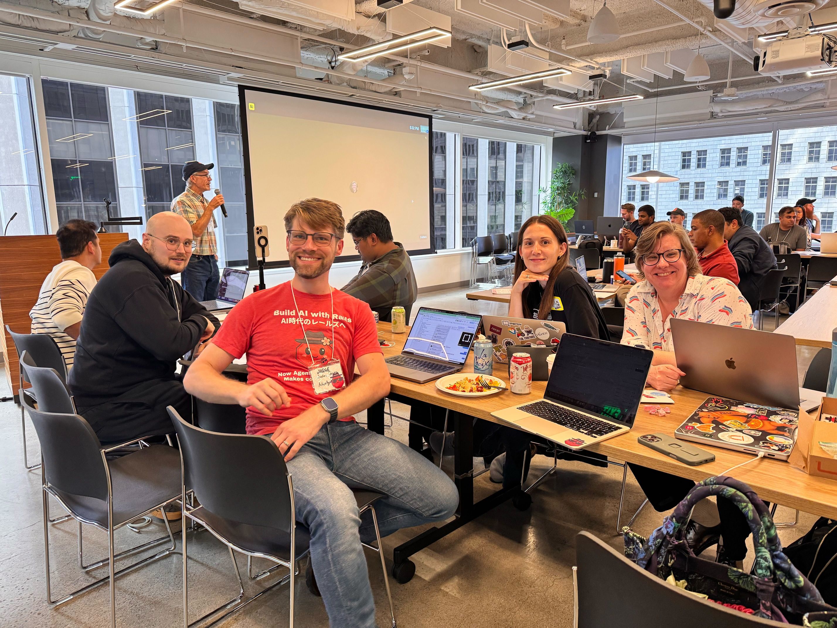 Justin Bowen, Kamil Nicieja, Victoria Melnikova and Sarah Mei