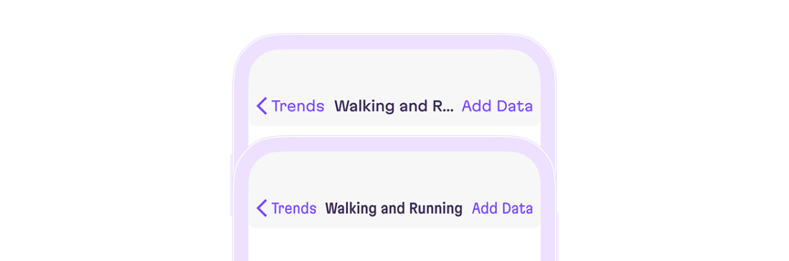 A mockup showing the potential benefit of dynamic font width compression