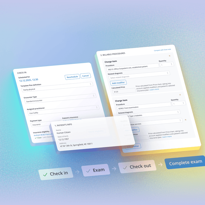 Background for Demo app design for Medplum, open source healthcare developer platform