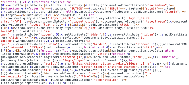 All JS code for Logux website